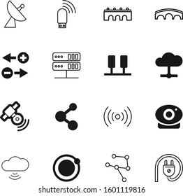 connection vector icon set such as: upload, power, interaction, social, oppositely, ionic, video, fitness, live, radio, astronomy, logo, chemical, home, bond, particle, ion, research, estate, label