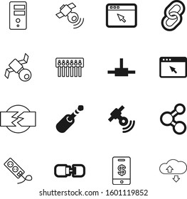 connection vector icon set such as: knot, tracking, computing, connector, telephony, pay, finance, model, nfc, figure, jack, connected, strength, pictogram, transmission, music, dish, download, arrow