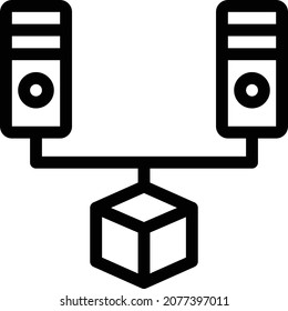 ilustración de vector de conexión aislada en un fondo transparente. iconos vectoriales de color para el concepto o los gráficos web.