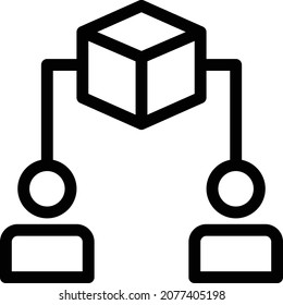connection vector illustration isolated on a transparent background . colour vector icons for concept or web graphics.