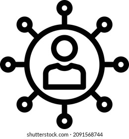 connection vector illustration isolated on a transparent background . color vector icons for concept or web graphics.