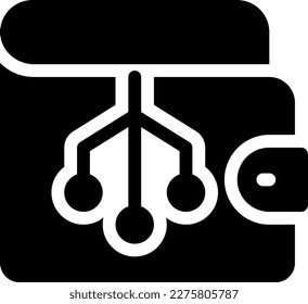 ilustración del vector de conexión en un fondo transparente. Símbolos de calidad superior. Iconos vectoriales de glifos para diseño de conceptos y gráficos.