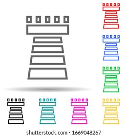 connection verified multi color style icon. Simple thin line, outline vector of web icons for ui and ux, website or mobile application