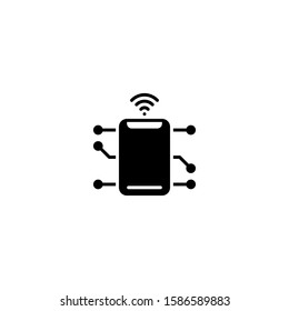 connection Wi-fi smartphone Icon, Logo, Vector