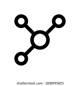 connections icon or logo isolated sign symbol vector illustration - high quality black style vector icons
