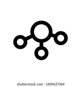 connections icon or logo isolated sign symbol vector illustration - high quality black style vector icons
