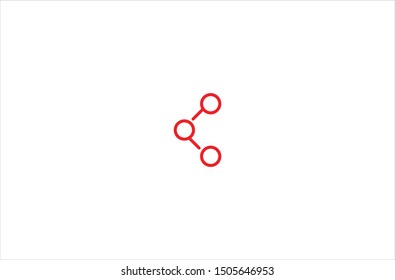 Connections icon in trendy flat style isolated on white background vector illustration