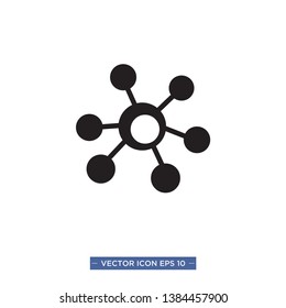 connections icon vector illustration template