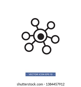 connections icon vector illustration template