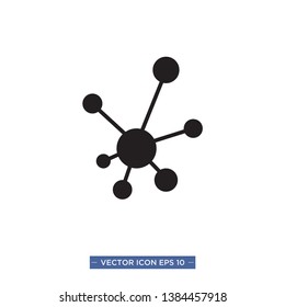 connections icon vector illustration template
