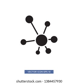 connections icon vector illustration template