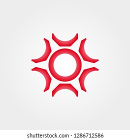 connections icons templates, network and cooperation logo in the form of stars,friendship,team work, elements,illustration -vector