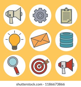 connectivity 5g technology icons