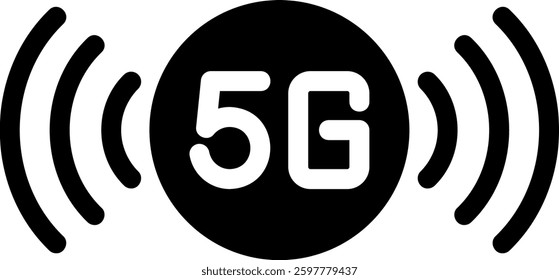 connectivity glyph icon illustration vector