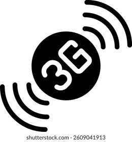 connectivity glyph icon illustration vector