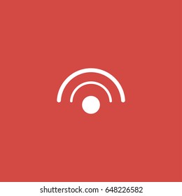 connectivity icon. sign design.red background