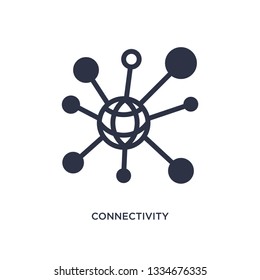 connectivity icon. Simple element illustration from user interface concept. connectivity editable symbol design on white background. Can be use for web and mobile.