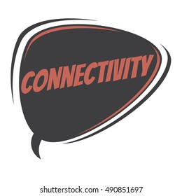 connectivity retro cartoon balloon