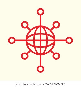 Conectividade elegante arte design útil criativo Ilustração bonito colorido background.eps