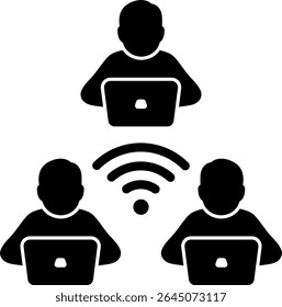 connectivity wifi network worker computer laptop browser iot 10730