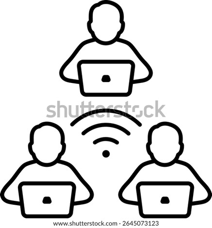 connectivity wifi network worker computer laptop browser iot 10729