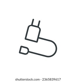 Icono del conector, ilustración del vector del conector