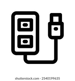 Icono de la línea del Vector para su Sitio web, móvil, presentación, y diseño del logotipo.