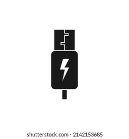 Connector icon vector on white background.