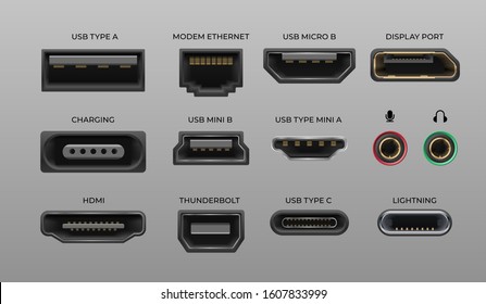 [View 30+] Computer Video Connector Types