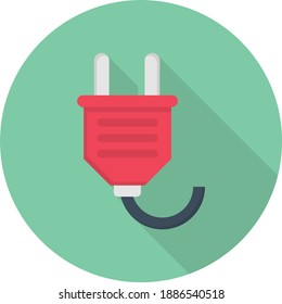 connector vector colour flat icon