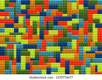 Connects blocks colorfull mosaic without empty spaces
