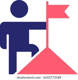 Conquer Icon Fill Vector Illustration