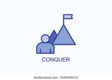 Icon oder Logo als einzelne Illustration erobern
