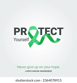 Conquer Liver Cancer. Vector Background Posters