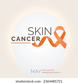 Conquer Skin Cancer. Vector Background Posters