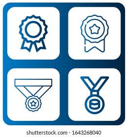 conquering simple icons set. Contains such icons as Medal, can be used for web, mobile and logo