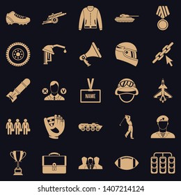 Conquest icons set. Simple set of 25 conquest vector icons for web for any design