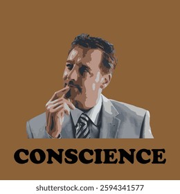 conscience day logo and vector