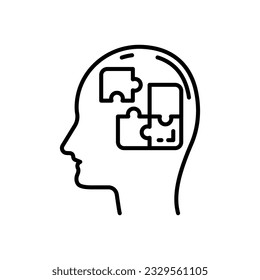 Conscious Mind icon in vector. Illustration
