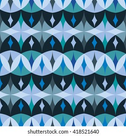 Consecutive circles background. Seamless pattern.Vector.