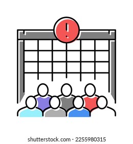 consensual crime color icon vector. consensual crime sign. isolated symbol illustration