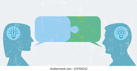 Consensus, dialog, people discussing