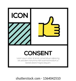 CONSENT ICON CONCEPT