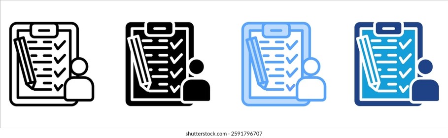 Consent Icon Set Multiple Style Collection
