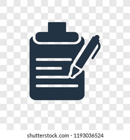 Consent vector icon isolated on transparent background, Consent transparency logo concept