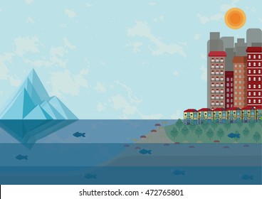 Rising Sea Level Images Stock Photos Vectors Shutterstock