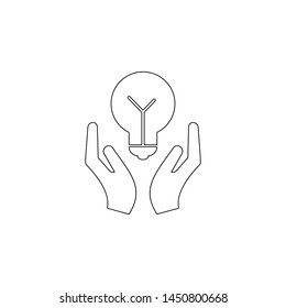 Conservation of energy conservation of energy icon. Element of energy for mobile concept and web apps icon. Outline, thin line icon for website design and development, app