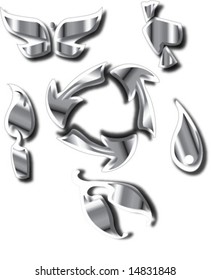 conservation energy resources recycle symbol vector logos