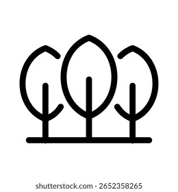 Conservation Icon Ecology Line Style Vector