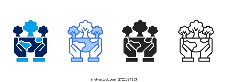 Conservation Icon Set Different Style Collection.